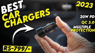 Top 4 Best Car Charger Under 1000Rs  Best Car Charger For iPhone  Car Charger 2023 [upl. by Umeko]