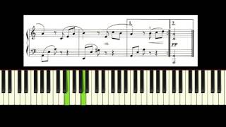 Beethoven Fur Elise piano tutorial with free sheet music [upl. by Utham]