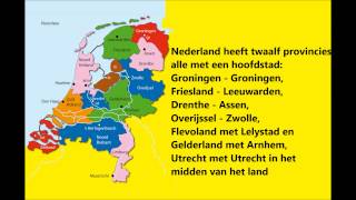 Provincielied  Nederland heeft 12 provincies [upl. by Melda]