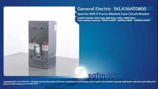 General Electric SKLA36AT0800 Molded Case Circuit Breaker [upl. by Drofxer]