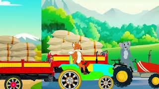 শিয়ালের ফসল ধান 🌾🌾 sialer fasal dhan  Bangla Cartoon cartoon bangla video banglacartoon247 [upl. by Nwahsal]