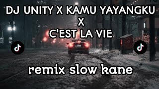 DJ UNITY X KAMU YAYANGKU X CEST LA VIE REMIX SLOW TERBARU 2024 [upl. by Wiese811]