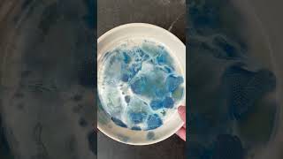 Blue White Glaze Combo glazedpottery potterymagic potteryglaze [upl. by Indira]