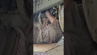 Truck clutch kit installation outdoor service [upl. by Etnoed745]