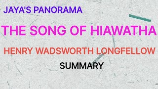 THE SONG OF HIAWATHA BY HENRY WADSWORTH LONGFELLOW  SUMMARY [upl. by Lacee257]