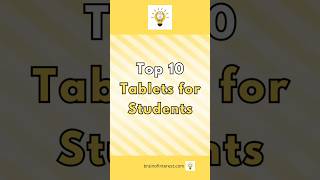 Top 10 Tablets for Students 📱 Brain Of Interest💡tabletsmartphone brainofinterest [upl. by Bubb]