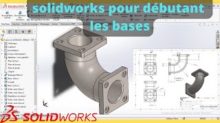 tuyau sur solidworks tutoriel pour débutant répétition circulaire enlèvement de matière extrude [upl. by Lissak762]