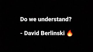 David Berlinski DESTROYS Hitchens Highlight from Berlinski VS Hitchens [upl. by Valeria]