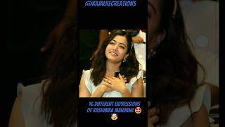 16 DIFFERENT EXPRESSIONS OF RASHMIKA MANDANA 🤩🤯rashmikamadanna jhalakdikhlajaa trendingshorts [upl. by Gaut]