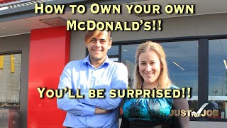 McDonalds Restaurant Franchises  How to own your own [upl. by Gambrill]