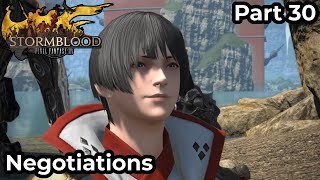 Negotiations  Final Fantasy XIV Stormblood  Part 30 [upl. by Grindle2]