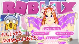 NUEVAS ANIMACIONES EN ADOPT ME Y SON GRATIS 🤪🧚‍♀️ ROBLOX EN ESPAÑOL [upl. by Jelene]