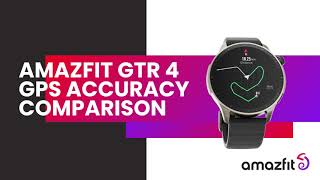 Amazfit GTR 4  GPS Accuracy Comparison [upl. by Chancelor]