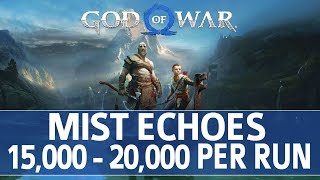 God of War  Niflheim Mist Echoes Farming Walkthrough 15000  20000 Mist Echoes per 10 Minutes [upl. by Julian]