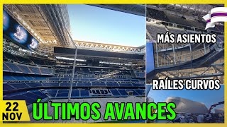 💥 ¡SIMPLEMENTE IMPRESIONANTE⚠️OBRAS del SANTIAGO BERNABÉU 22 Noviembre 2023 [upl. by Enorej]