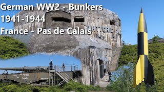 Duitse WW2 Bunkers bezoeken  Pas de Calais in Frankrijk Batterie Todt  Mimoyecques  La Coupole [upl. by Aneryc]