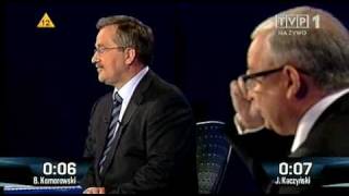 Kaczyński vs Komorowski  druga debata  20100630  5 z 8 [upl. by Irb963]