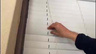 Pillar white cordless PVC Venetian blinds 1 [upl. by Rogerg753]