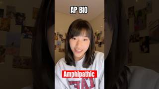 AP Bio Part 14 Amphipathic ⚛️🧪apbio apbiology biology biochemistry science [upl. by Yslehc]