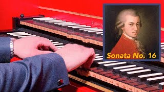 Mozart  Harpsichord  Sonata No 16 in C Major K545 [upl. by Iborian]