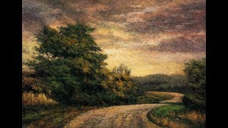 A Country Road 7x10 Tonalist Landscape Oil Painting Demonstration [upl. by Hallett]