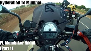 Hyderabad To Mumbai Pt1 Ft Mumbiker Nikhil  Kawasaki ER6N  Triumph Tiger [upl. by Htebazie]