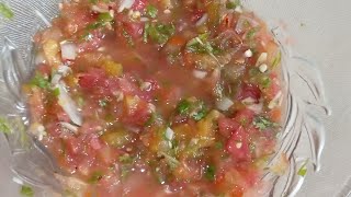 Salsa Recipe MexicanQuick and Easy Salsa RecipeHomemade SalsaChef Hussain Online [upl. by Tadio]