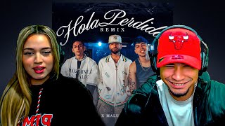 HOLA PERDIDA REMIX Official Video Luck Ra Maluma KHEA  REACCIÓN [upl. by Persian163]