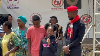 Bobi Wine Premieres His Film at NUP Headquarters His Daughter Suubi Cries [upl. by Ennovaj]