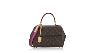 Louis Vuitton Monogram Cluny BB Bordeaux Fuschia [upl. by Ichabod]