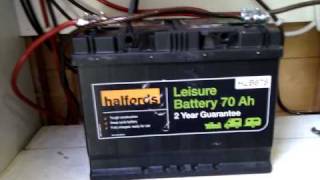 Solar powered shed setup UK  Battery upgrade [upl. by Ardekal321]