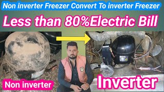 Simple DFreezer Convert Inverter D Freezer  And Freezer Box Repair [upl. by Vite]