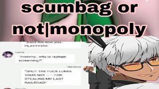 Obey me text scumbag or notmonopoly [upl. by Odnala646]