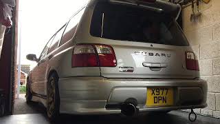 Subaru Forester STI SF5 STB JDM EJ205 Exhaust sound check [upl. by Diana]