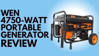 WEN 4750Watt Portable Generator Review Pros amp Cons Explained [upl. by Llehcam636]