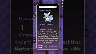 WARTORTLE IS SCARY  😰😱 pokedex pokemon weird creepy creepypasta [upl. by Lleoj]