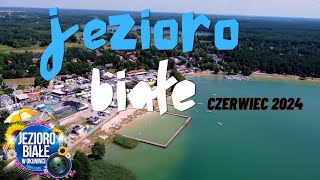 Jezioro Białe w Okunince  czerwiec 2024  4K  Z drona [upl. by Aneez]