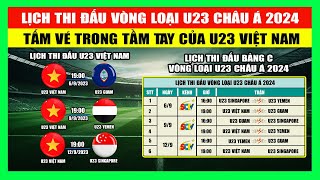 Lịch Thi Đấu Vòng Loại U23 Châu Á 2024 Của U23 Việt Nam  Tấm Vé Trong Tầm Tay Những Chú Rồng Vàng [upl. by Nelram937]