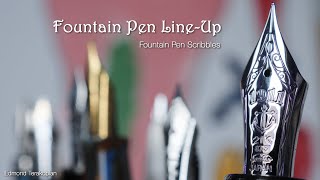 Fountain Pen LineUp [upl. by Bonucci328]