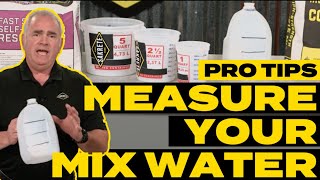 Pro Tips for Perfect Concrete How to Measure Mix Water Correctly  Sakrete Guide [upl. by Nave989]