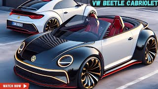 WOW AMAZING 2025 VW Beetle Cabriolet is Back  With Modern Style [upl. by Yendirb]