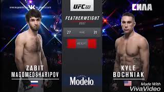 Zabit Magomedsharipov vs Kyle Bochniak Fight Highlight [upl. by Novelc784]