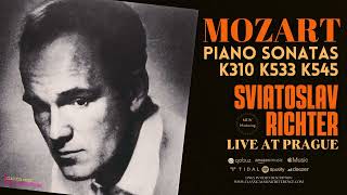 Mozart  Piano Sonatas K 310 K 533 K 545 Centurys record Sviatoslav Richter Live at Prague [upl. by Nnaarat]