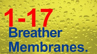 117 Breather membranes [upl. by Blanchard]