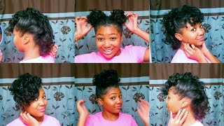 10 QUICK amp EASY Hairstyles for RELAXED Hair [upl. by Iroc]