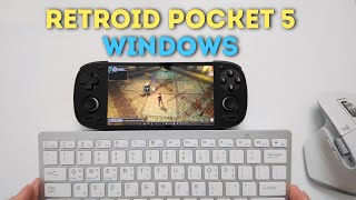 Retroid Pocket 5 Windows Emulation [upl. by Marola]