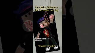 Roblox Character dancing with quot춤추는 허가 Permission to Dancequot • BTS [upl. by Aihtak]