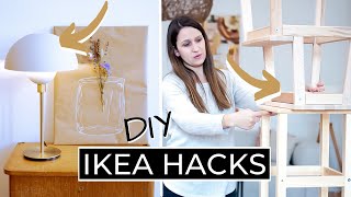 Ich teste IKEA HACKS von Pinterest TikTok amp YouTube 2022  IKEA Lernturm  Flowerpot Lampe DIY [upl. by Lawry]