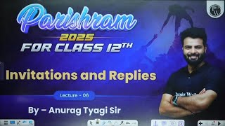 Writing Skills  Invitations and Replies class 12 CBSE board 🔥1million subscribers [upl. by Atiuqal]