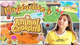 「MA RÉACTION AU NOUVEAU TRAILER DE ANIMAL CROSSING NEW HORIZONS 」 [upl. by Tnairb]